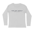 The Do-Nothing Long Sleeve - Melange Grey/White